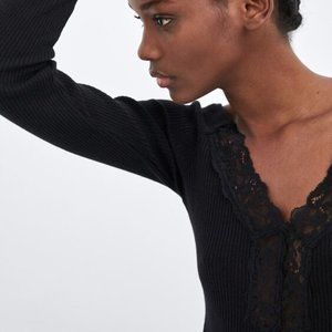 ZARA LACE T-SHIRT - SALE